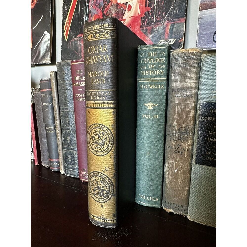 OMAR KHAYYAM; A LIFE,1936,Harold Lamb excellent condition A Life